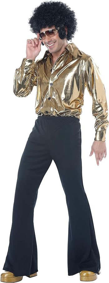 California Costumes Men's Disco King Adult Sized Costumes pack of 1 - Medium - Gold