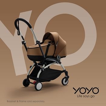BABYZEN YOYO Connect Bassinet Adapters (2 pcs) - Connect your YOYO Stroller Bassinet to the Babyzen YOYO2 Stroller - Black, one size