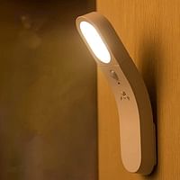 رويال ابيكس مصباح ليلي بمستشعر حركة من الكربون الازرق، مصابيح LED قابلة لاعادة الشحن بمنفذ USB، مصباح بجانب السرير، مصباح يدوي لاسلكي محمول يعمل بالبطارية، مصباح حائط يثبت في اي مكان لغرفة النوم