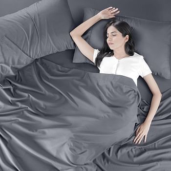 Utopia Bedding 4-Piece Queen Bed Sheet Set (Grey)