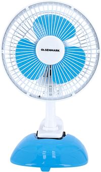 Olsenmark Convertible Table and Clip Fan, 6-Inch Height