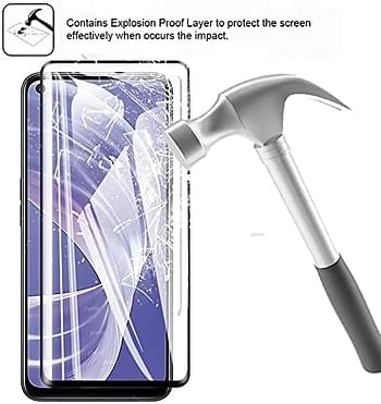 Screen protector compatible with Oppo A73 5G (3D) Curved Full Coverage Premium Scratch Resistance 5D Touch Tempered Glass For 0ppo