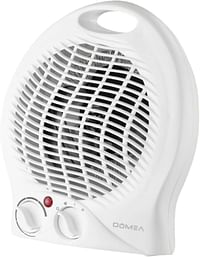 DOMEA Electric Fan Heater 2000 W, For Home/Flat/Office, With 2 Heat Settings, Fan/Warm/Hot Function, Thermostat Control | Overheat Protection, Easy To Handle