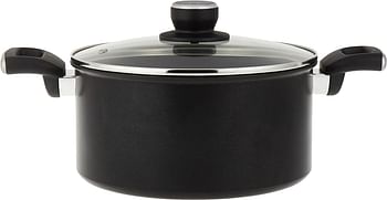 TEFAL UNLIMITED Stew Pot 24 cm with Lid, easy cleaning non stick coating thermo signal™ healthy safe induction made in france G2554602