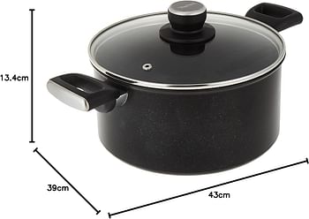 TEFAL UNLIMITED Stew Pot 24 cm with Lid easy cleaning non stick coating thermo signal™ healthy safe induction made in france G2554602