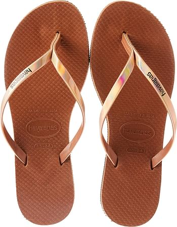 Havaianas You Metallic womens Sandal/39|40 EU/Rust