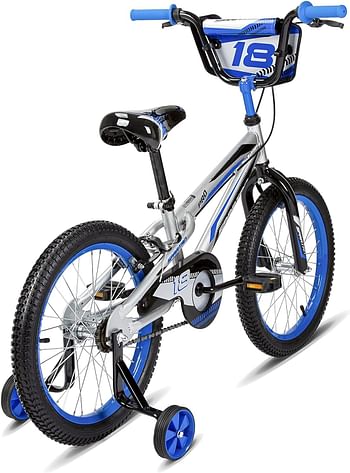 SPARTAN Pro Bicycle Pre-Installed Bike 18 Inch SP-3167  - Blue