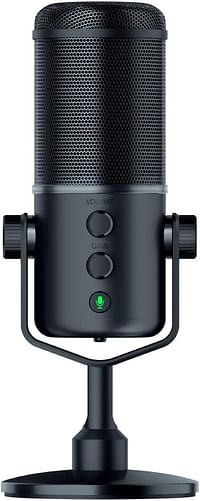 Razer Seiren Elite Usb Streaming Microphone Professional Grade High-Pass Filter - Built-In Shock Mount - Supercardiod Pick-Up Pattern - Anodized Aluminum - Classic Black