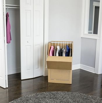 Bankers Box Smoothmove Wardrobe Moving Boxes, Short, 20 X 20 X 34 Inches- 3 Pack 7710902