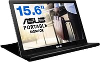 ASUS MB168B Portable Monitor 15.6"1366x768 USB Powered Ultra Slim Auto rotatable with a Single USB 3.0 Cable -Black