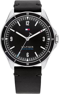 TOMMY HILFIGER MAVERICK Men's Watch, Analog 43.7mm  - Black