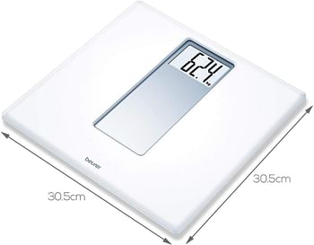 Beurer Weight Scale Glass Electronic 180 Kg Ps160 - White