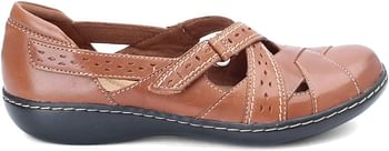 Clarks Women's Ashland Spin Q Slip-On Loafer 37.5 EU - Brown