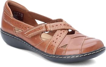 Clarks Women's Ashland Spin Q Slip-On Loafer 37.5 EU - Brown