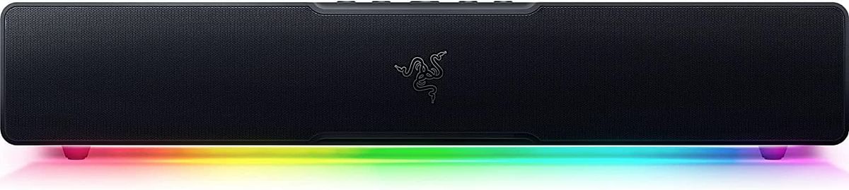 Razer Leviathan V2 X: PC Soundbar with Full-Range Drivers Compact Design Chroma RGB USB Type C Power and Audio Delivery Bluetooth 5.0 - Black