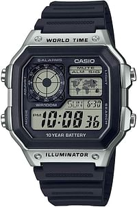 Casio 10-Year Battery Quartz Watch 39.5 mm - Black