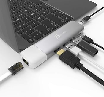 j5create USB-C 11-in-1 Ultradrive Kit USb-C Multi-Display Modular Dock JCD389 with 5 detachable magnetic kits Perfect for MacBook MacBook Air/Pro