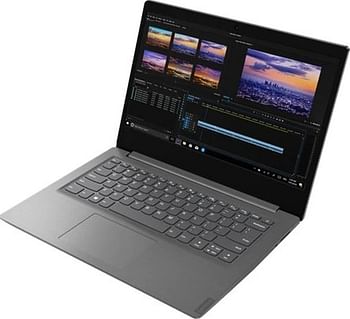 Lenovo V14-ILL 82C401EBAK 14" FHD Laptop - Intel Core i3 1005G1 (10th Generation)   1.2GHz - 4GB RAM - 1TB HDD - Camera, Bt, Wifi, Intel HD Graphics - English / Arabic Keyboard - Gray