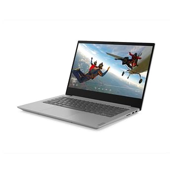 Lenovo ideapad S340-14IWL 14inch FHD Laptop Intel Core i5 8265U 8th Gen 1.6GHz - 8GB RAM - 1TB HDD+128GB SSD 2GB - INIVIDIA Geforce MX230 graphics card Win10 English / Arabic Keyboard - Platinum Grey