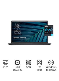 DELLVostro 3510 Laptop With 16-Inch Full HD Display 11th Gen Intel Core i5-1135G7/1TB HDD/8GB RAM/Intel Intergrate Graphices/Windows 10 Home/English -Black