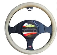X-Cessories Racing Grip Steering Wheel Cover - Beige