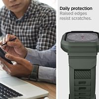 Spigen Rugged Armor PRO designed for Apple Watch Band with Case for Series 9/8/7 - 45mm  and Series SE2/6/SE/5/4 - 44mm