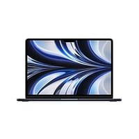 Apple 2022 MacBook Air laptop with M2 chip: 13.6-inch Liquid Retina display - 8GB RAM - 256GB SSD storage - 1080p FaceTime HD camera - Works with iPhone and iPad; English / Arabic Keyboard, Midnight