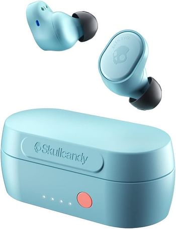 Skullcandy Sesh Evo True Wireless In Ear Earbuds With Charging Case Bleached Blue- One Size- Bluetooth