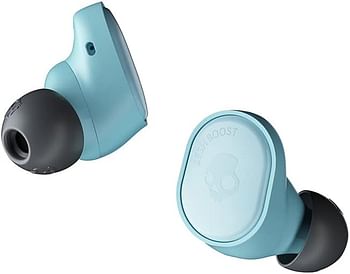 Skullcandy Sesh Evo True Wireless In Ear Earbuds With Charging Case Bleached Blue- One Size- Bluetooth