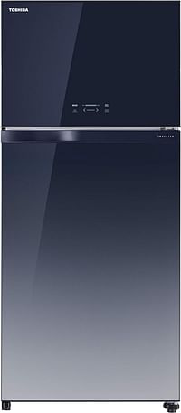 Toshiba 608 Liters, Top Mount Gradient Blue Refrigerator Grag820U-X(Gg)