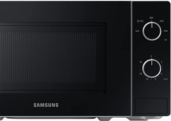 Samsung Solo Microwave Oven with Full Glass Door 20L Dual Dial MS20A3010AH/SG - White