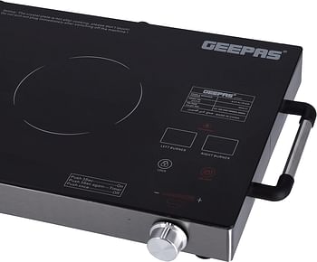Geepas Digital Infrared Cooker GIC6131 - Black