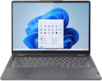 Lenovo IdeaPad Flex 5 2-in-1 Laptop - Convertible - 13 Inch, Intel core i3, 4GB Ram, 256 GB PCie NVme M.2 SSD, Windows 11 Home, Storm Grey