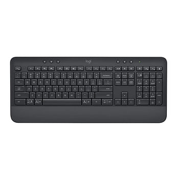 Logitech Signature K650 Comfort Full-Size Wireless Keyboard with Wrist Rest, Graphite
