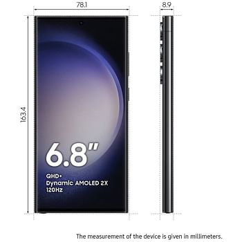 Samsung Galaxy S23 Ultra 5G Dual SIM 12GB RAM 256GB -  Phantom Black