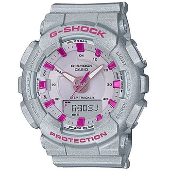 G-SHOCK GMA-S130NP-8ADR Analog-Digital Resin Band Women's Watch -Silver