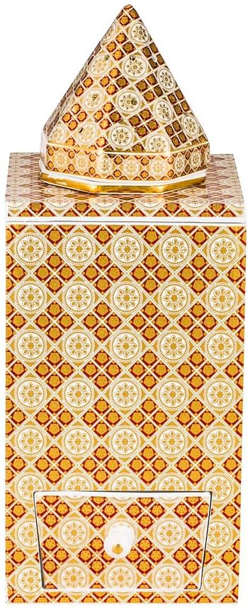 Almarjan FB01-T502-TS475 Home Fragrance, Brown and White