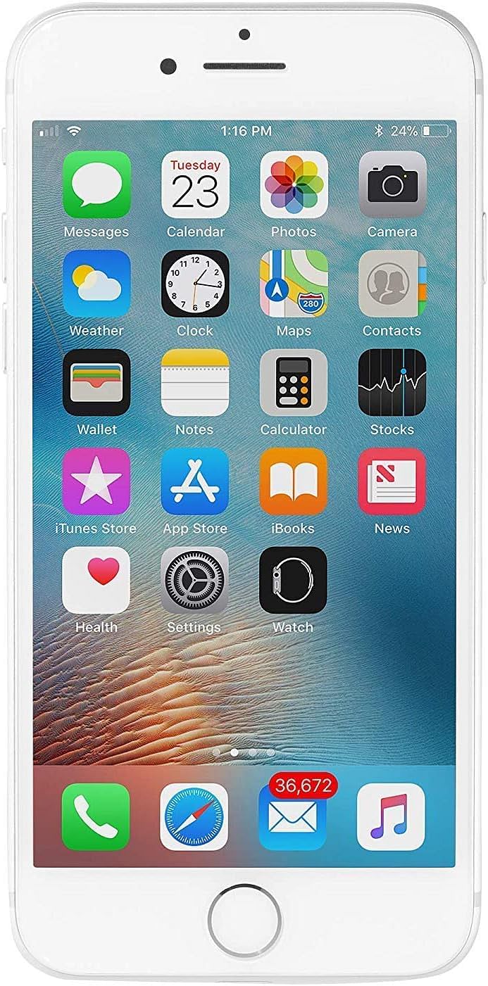 Apple iPhone 7 Plus  - 128GB, 4G LTE- Silver