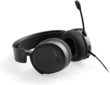 SteelSeries Arctis 3 - All-Platform Gaming Headset for PC - PlayStation 5 and PS4, Xbox One, Nintendo Switch, VR, Android and iOS /Wired/Black/Arctis 3