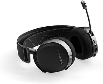 SteelSeries Arctis 7 (2019 Edition) Lossless Wireless Gaming Headset with DTS Headphone: X v2.0 Surround for PC and PlayStation 4, Black | 61505 (PS4)