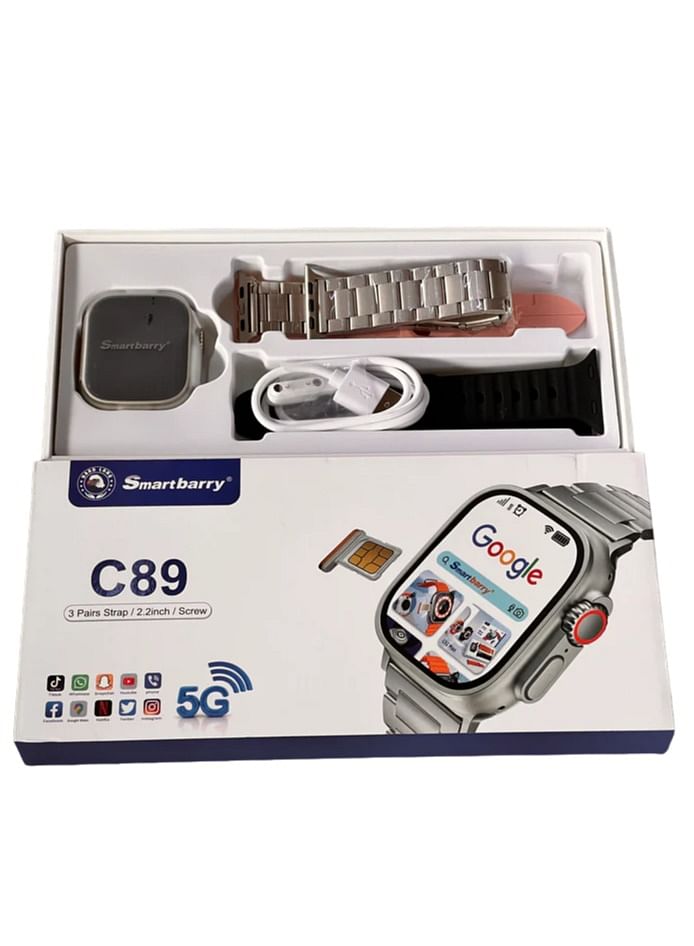 SmartBerry C89 Smartwatch with Sim Slot-5G