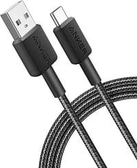 Anker USB to USB-C Cable FOR USB-C Devices, 1.8 Meters, FOR Devices with USB-C Port, 322 USB to USB-C Cable - Black