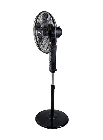 Geepas 16" Stand Fan, Wide Oscillation, 6PP Blades, GF9615 | Adjustable Height | 3 Speed Setting  | Ideal for Home, Office, Restaurant, Etc