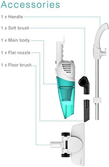 Xiaomi Deerma Dx118C Handheld Vacuum Cleaner Portable DUSt Collector 16000Pa Super Suction 1.2L Big Capacity For Home