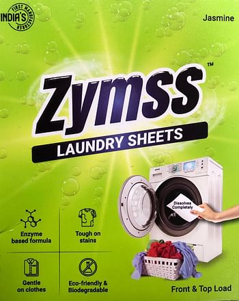 Zymss Laundry Sheets 30 sheets - Rose Flavor