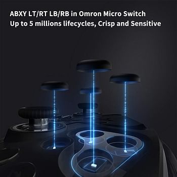 FLYDIGI Apex Series 2 Multi-Platform Controller, Creative Draggable Wheel. Support Android/ Tablet/ PC/ TV Box Motion Sensing, Mapping technology.