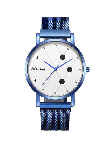 Elanova Stainless Steel Analog Casual Wrist Watch