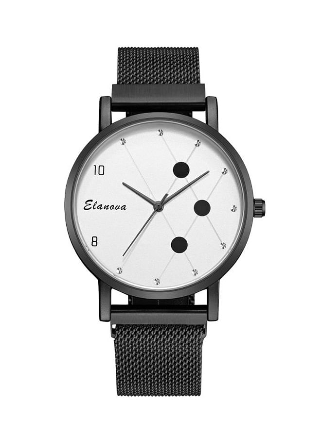 Elanova Stainless Steel Analog Casual Wrist Watch