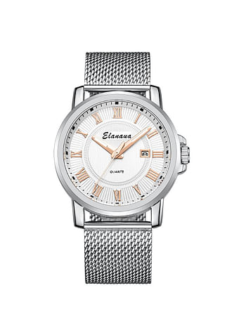 Elanova Men's Stainless Steel Analog Wrist Watch