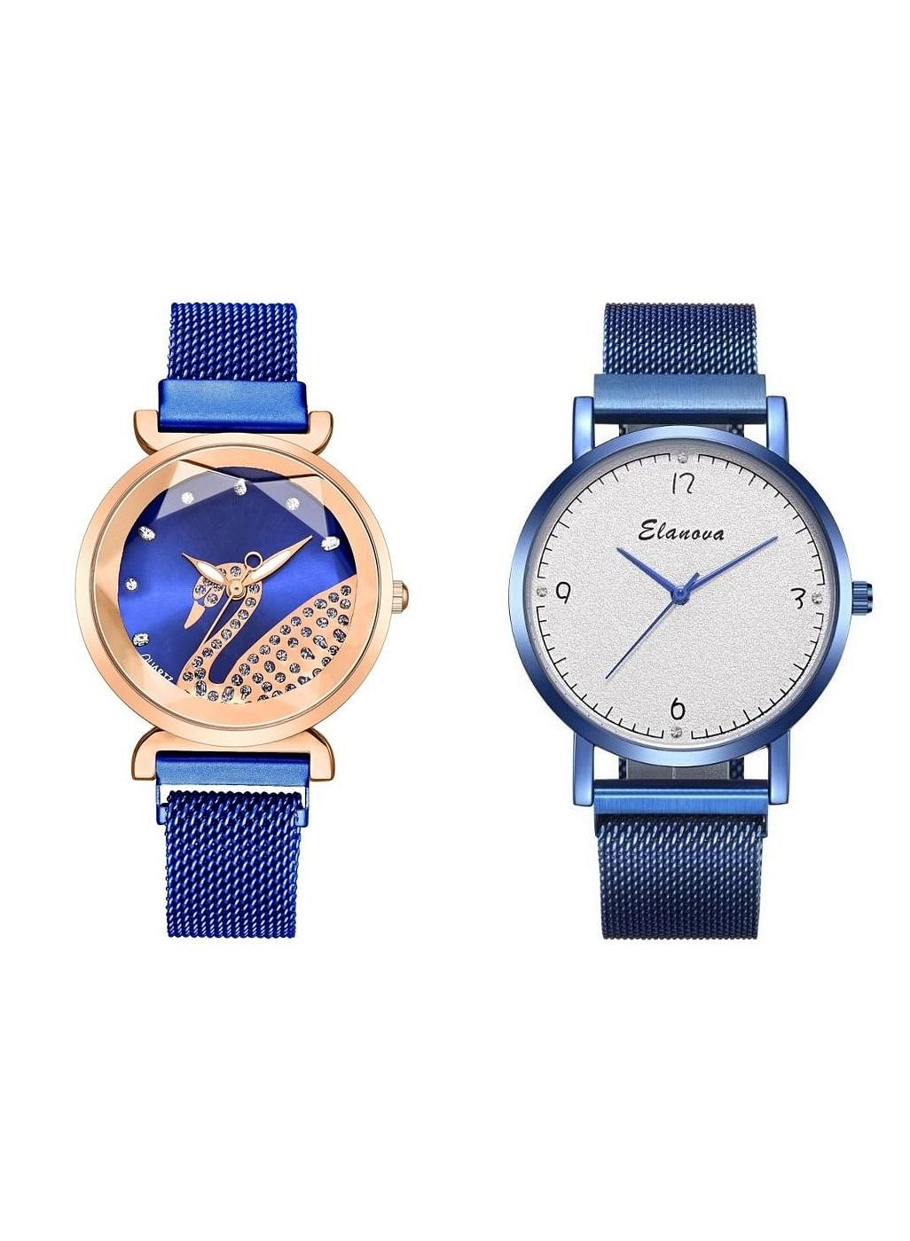 Elanova Men's and women's watch set